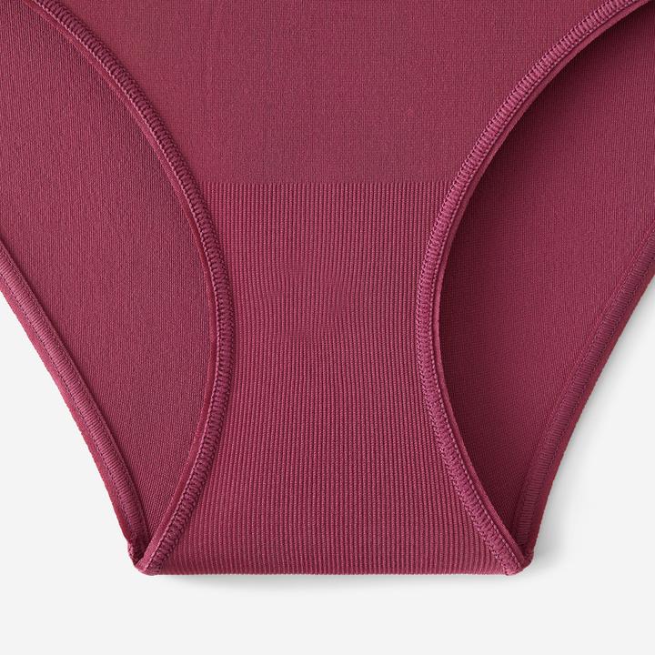 Image du produit Kalenji Lot de 3 culottes sans coutures Femme, Violet/Blanc/Bleu (M, L)