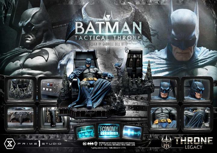 Actual product image Prime 1 Studio DC Comics statuette 1/3 Throne Legacy Collection Batman Tactical Throne Economy Version 46 cm