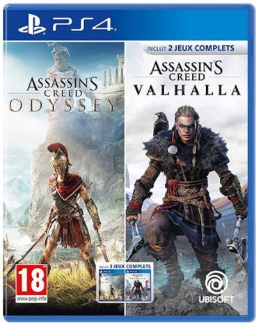 Produktbild Ubisoft Op Compil Ac Ody + Ac Val P4 Vf (PS4)