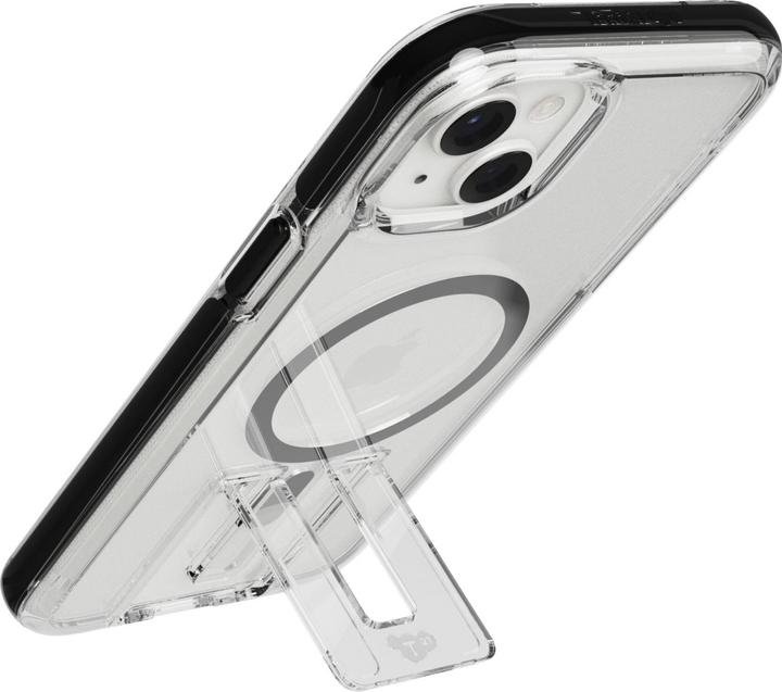 Actual product image tech21 EvoCrystal Kick Case MagSafe iP 15 Plus Clear/Black (Apple iPhone 15 Plus)
