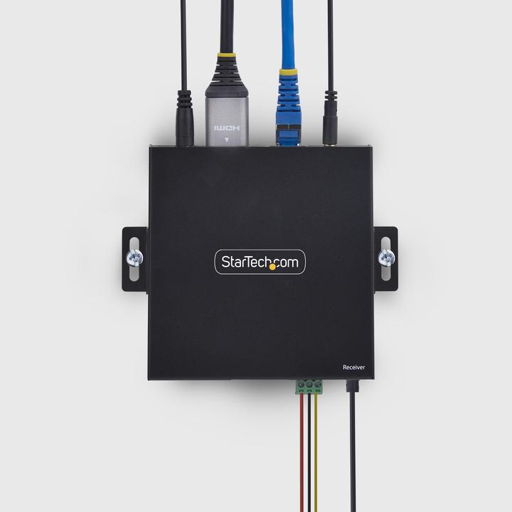 Actual product image StarTech .com IH2006-HDMI-RX, Receiver, Kabelgebunden, 3840 x 2160 Pixel, 60 Hz, Schwarz, Metall