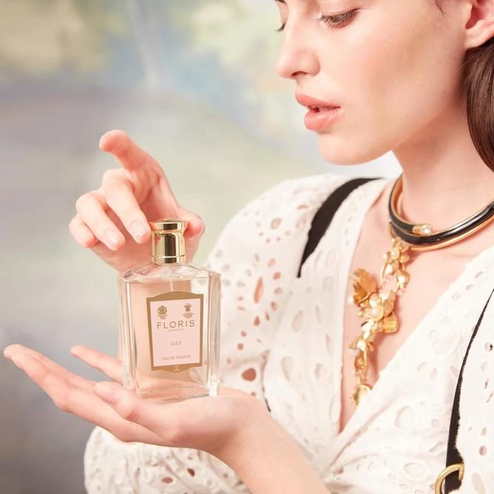 Actual product image Floris Lily Eau de Toilette 100ml Spray (Eau de toilette, 100 ml)