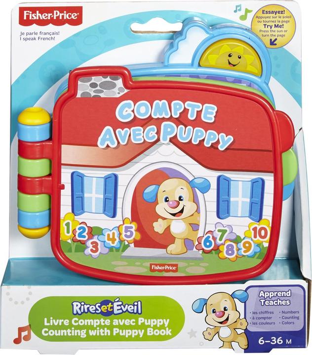 Fisher-Price Learning fun doggie number book (FR) (French)