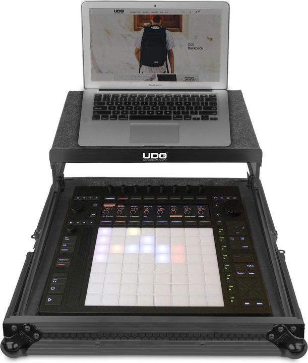 Actual product image UDG Ultimate Flight Case Ableton Push 3 Plus (Laptop Shelf)