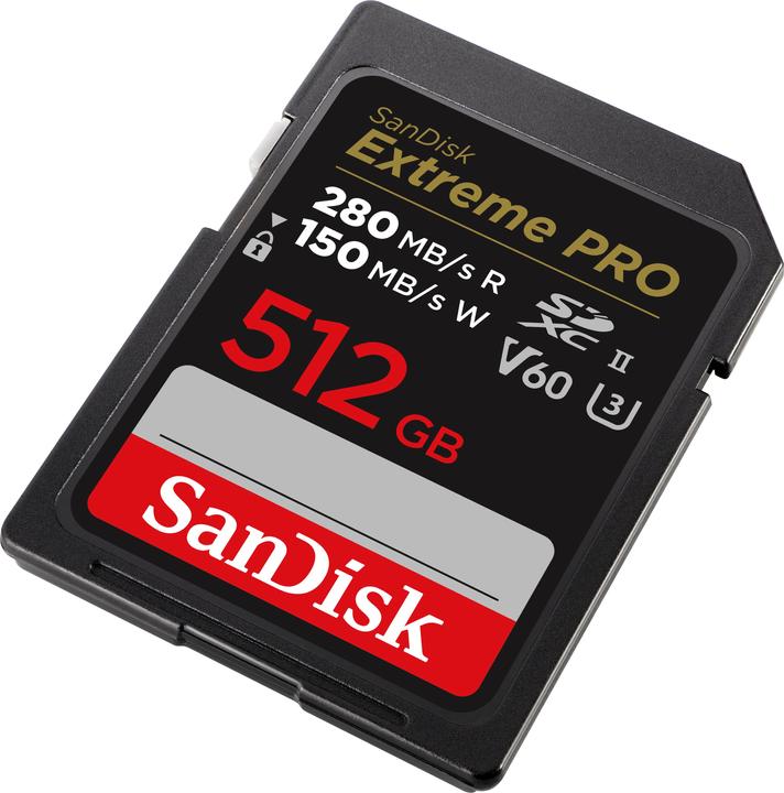 Produktbild SanDisk Extreme PRO UHS-II V60 (512 GB, SDXC, U3, UHS-II)