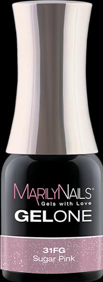 Immagine prodotto Marily Nails GELONE - 31FG Rosa Zucchero (Rosa Zucchero, Smalto per unghie effetto gel)