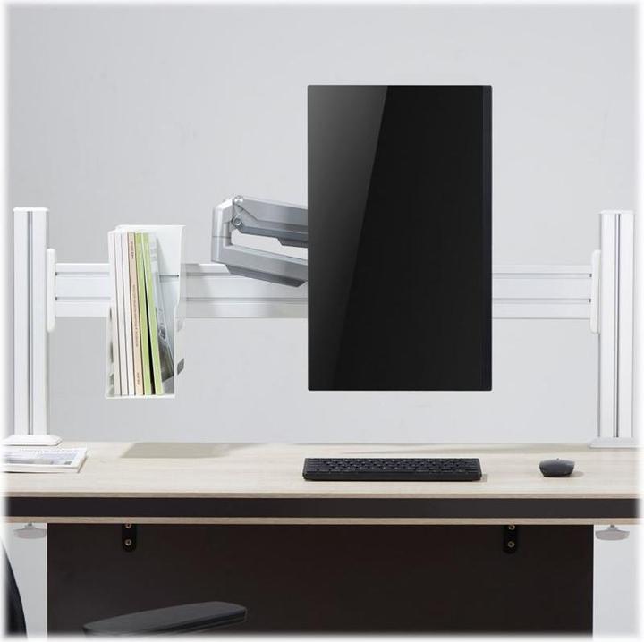 Immagine prodotto InLine Supporto per monitor con sollevatore per parete a lamelle grigio argento (Muro, Soffitto, 32.01")