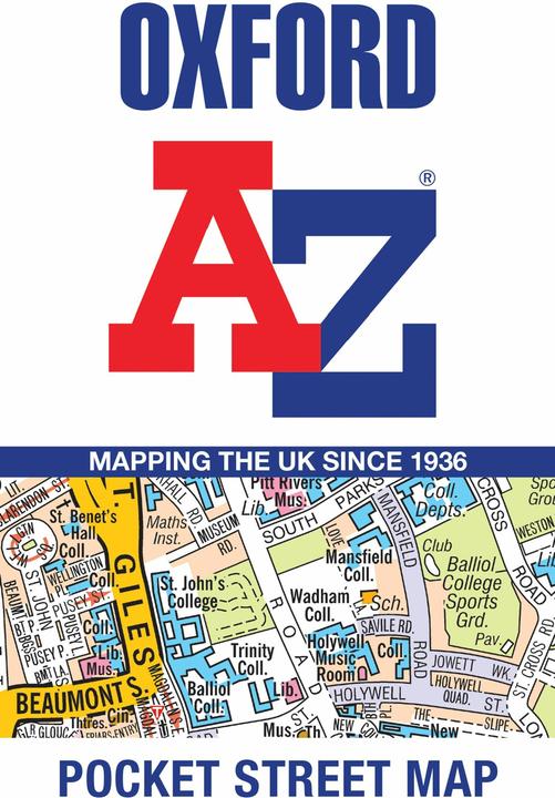 Produktbild Oxford A-Z Pocket Street Map