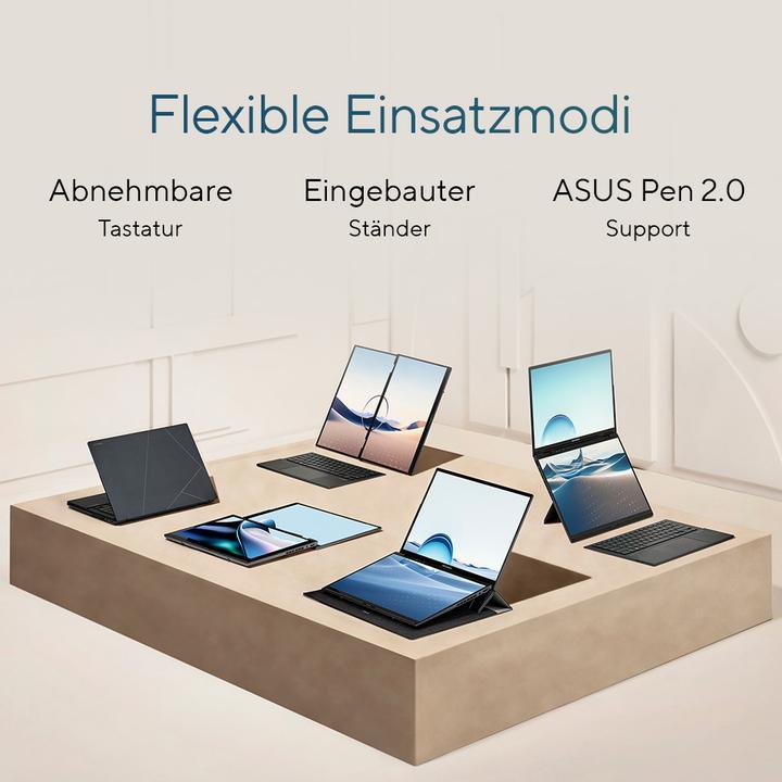 Actual product image ASUS Zenbook Pro 14 Duo OLED (14", Intel Core Ultra 9 185H, 32 GB, 1000 GB, CH)