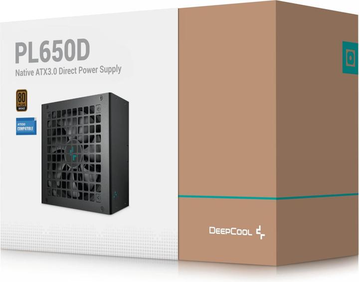 Immagine prodotto Deepcool PL650D (1x 12VHPWER, 3x PCIe, 650 Watt) (650 W)