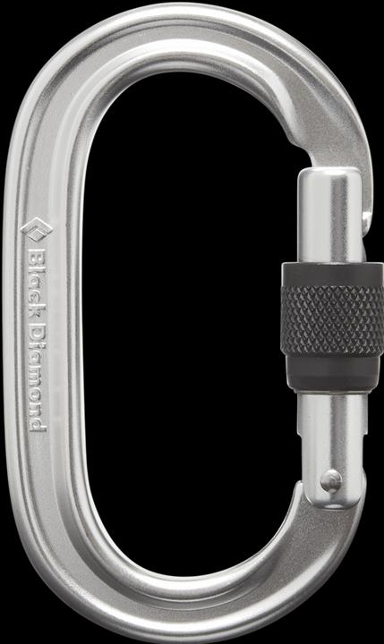 Actual product image Black Diamond Oval Keylock Scrwgt Carabiner