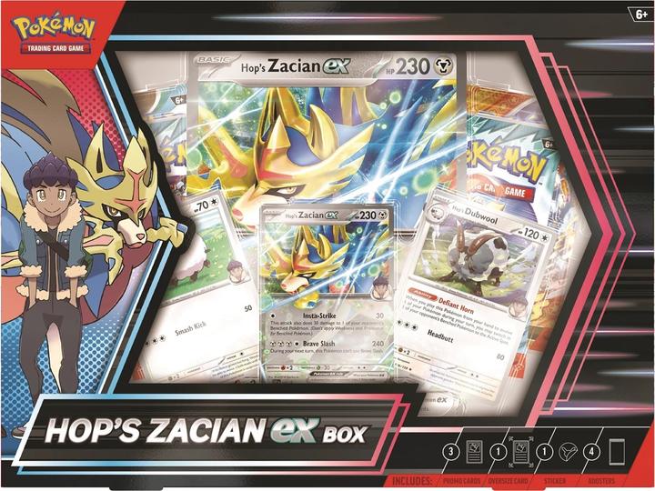 Produktbild Pokémon P-EN Hop's Zacian ex Box (Englisch, Box Set & Collection)