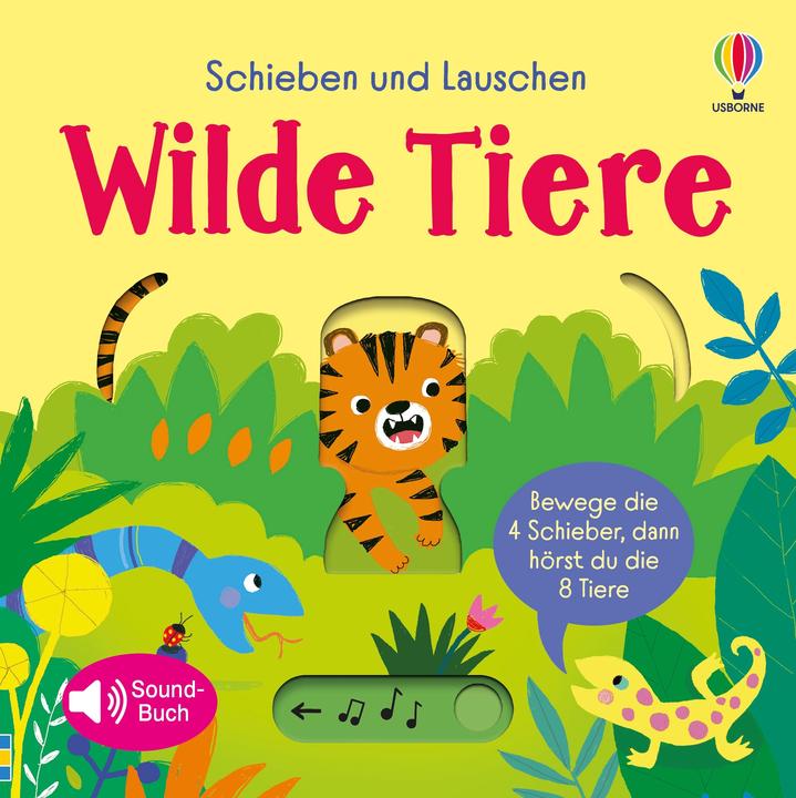 Actual product image Push and listen: Wild animals (German)
