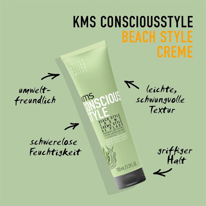 Image du produit KMS California Crème Conscious Style Beach Style (Crème capillaire, 100 ml)