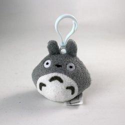 Actual product image - Porte-Clés Peluche Totoro Gris - 8 cm (8 cm)