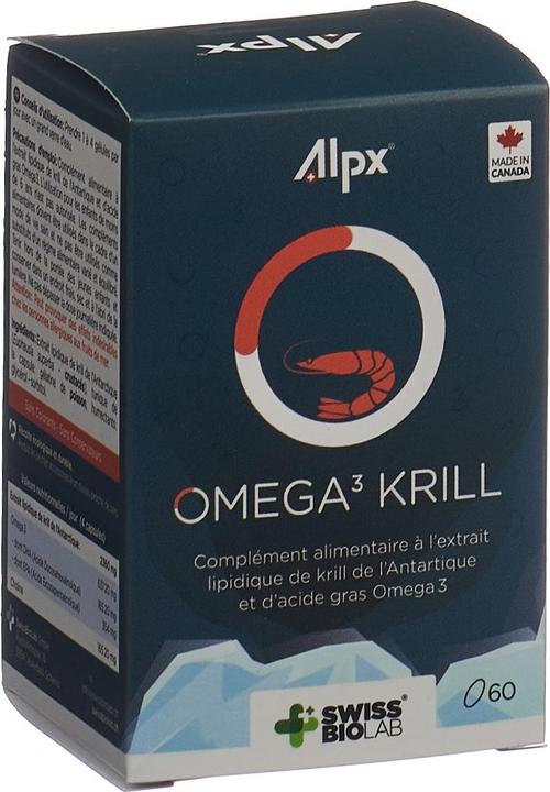 Alpx Omega 3 Krill Kapseln Gélules (60 Stück, Kapseln, 77 g)