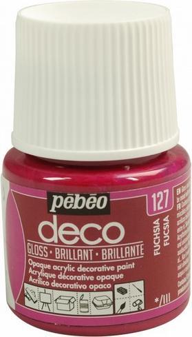 Actual product image Pebeo Deco Glossy acrylic paint (Fuchsia, 45 ml)