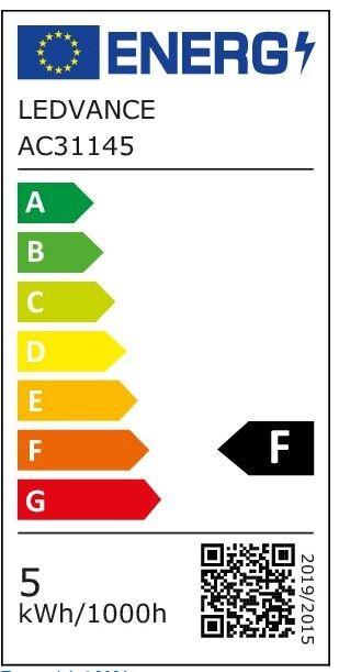 Energie-Label Osram Led Value Classic A (E27, 5.50 W, 470 lm, 1 x, F)