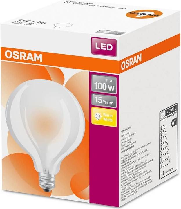 Immagine prodotto Osram Star Globe (E27, 11 W, 1521 lm, 1 x, D)