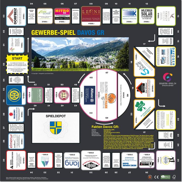 Image du produit Gewerbe-Spiel Jeu de société DAVOS GR (Allemand)