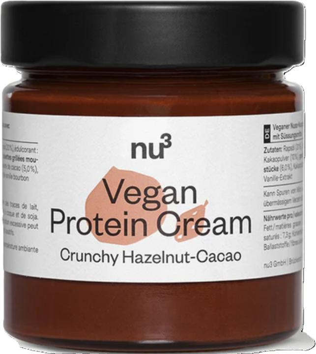 Produktbild nu3 Protein Creme Hazelnu Caca vega 200g (Haselnuss-Kakao, 1 Stk., 200 g)