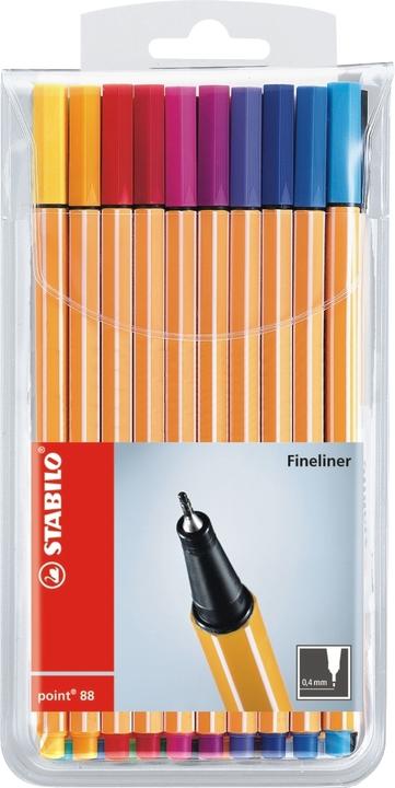 Actual product image STABILO point 88 Fineliner (Multicoloured, 20 x)