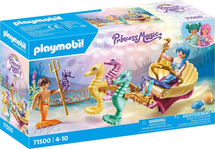 Playmobil Meerjungfrauen-Seepferdchenkutsche (71500, Playmobil Princess Magic)