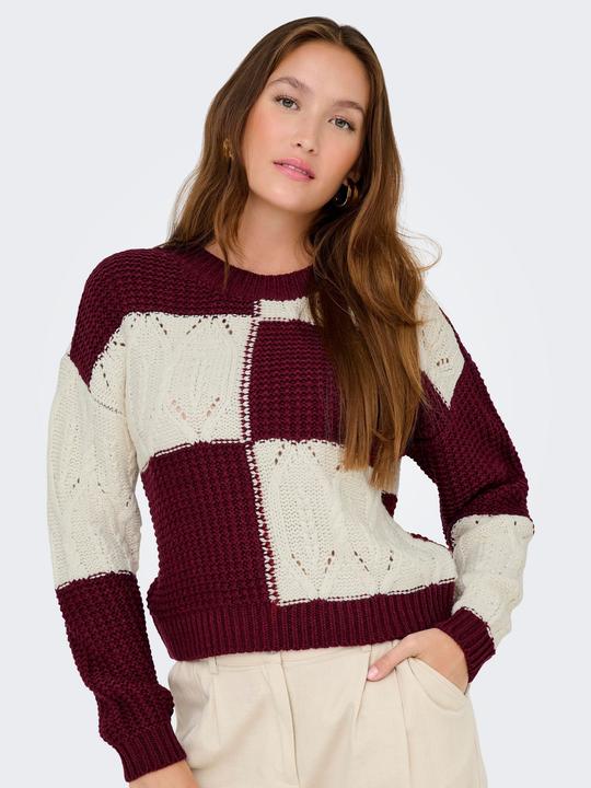 Actual product image JdY Jdyjusty L/S Mix Struc Pullover Knt Noos (L)