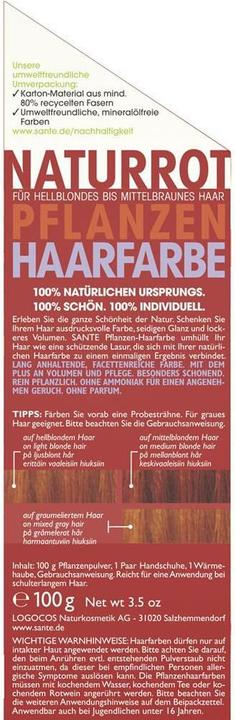 Produktbild Sante Pflanzen Haarfarbe (naturrot)