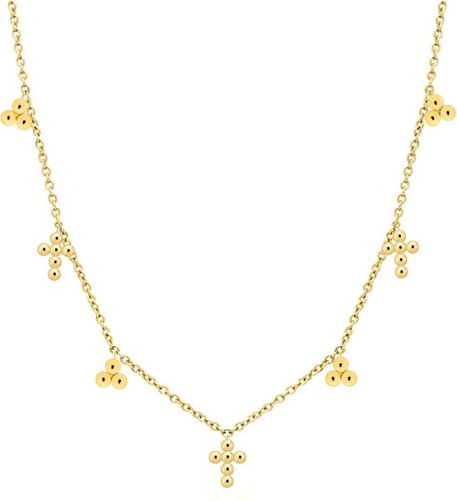 Candy Halskette Sia, 925 Sterling Silber, vergoldet (925er Sterlingsilber, 18k vergoldet, 925 Sterling Silber, 38 - 41 cm)