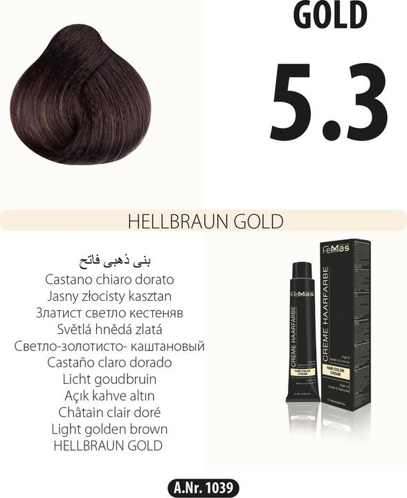 FemMas (7.11) Haarfarbe Mittelblond Asch Intensiv 100ml (7.11 Mittelblond Asch Intensiv)