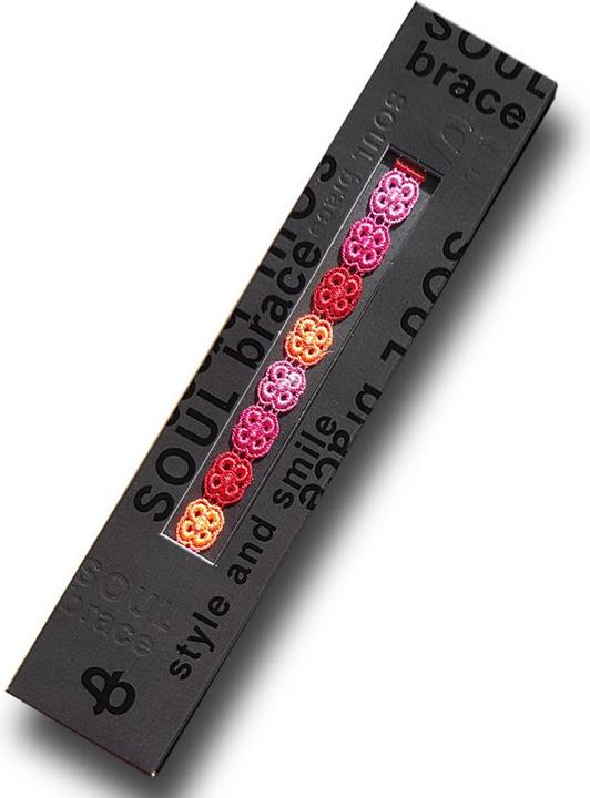 Immagine prodotto Soulbrace braccialetto Flower Power (26 cm, Ricamo tessile)