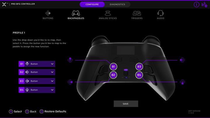Actual product image PDP Victrix Pro BFG (PC, PS5, PS4)