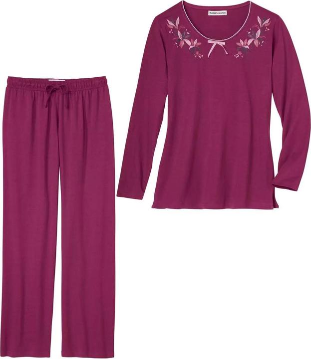 Atlas For Women BaumwollPyjama mit modischem Ausschnitt (W38/L40)