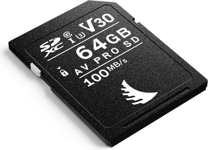 Actual product image Angelbird SD Card AV PRO 64GB V30 (64 GB, SDXC, U3, UHS-I)