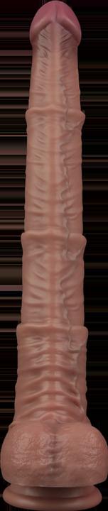 Actual product image Lovetoy Nature Cock 16" Dual Laye Bendable Cock XXL