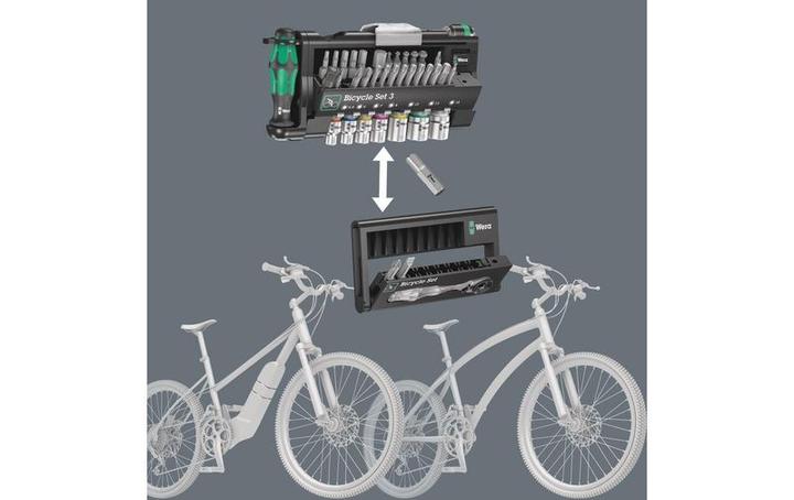 Produktbild Wera Bicycle Set 3 (1/2", 1/4", 3/8", 3/4", 5/16", 10/32")