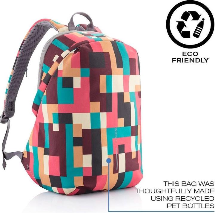 Image du produit XD Design PLECAK ANTYKRADZIEŻOWY BOBBY SOFT GEOMETRIC P/N : P705.867 (16 l)