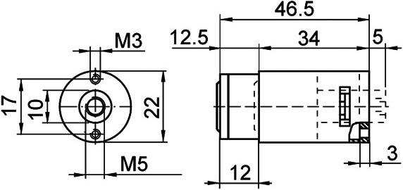 Produktbild Kaba Druckzylinder 8 Typ 1064 (Zylinderschlüssel)