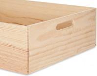 Actual product image Giftdecor closed wooden box 60 x 40 cm (60 x 40 x 14 cm)