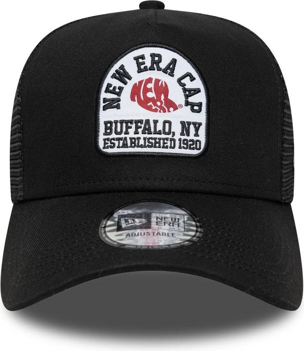 Actual product image New Era A-Frame Mesh Trucker Cap - Brand Patch Schwarz (One size)