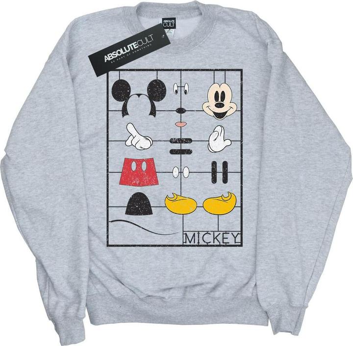 Disney Mickey Mouse Construction Kit Sweatshirt Jungen