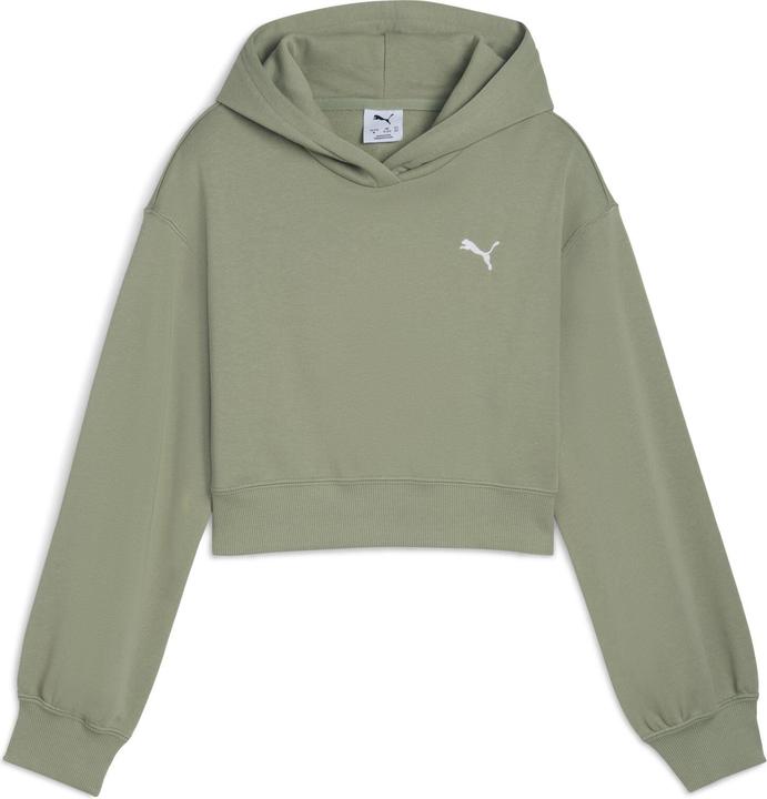 Actual product image Puma WARDROBE ESS Short Length Hoodie TR G (164)