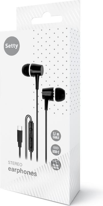 Immagine prodotto Setty auricolari a filo SPD-C-21 nero (Cablato)