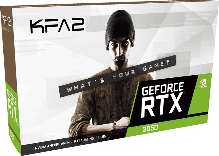 Image du produit KFA2 GeForce RTX 3050 EX 1-Click OC (6 Go)