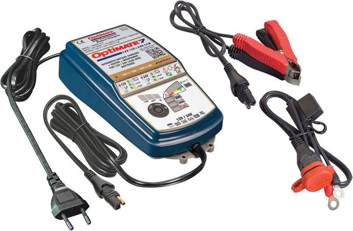 Immagine prodotto Tecmate 7 tester-carica batterie 12v-24v 10a-5a (24V, 12V)