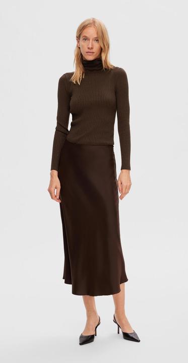 Produktbild Selected Femme Gerippter Glitzer Rollkragenpullover (L)