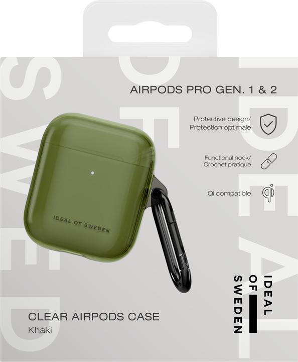 Actual product image iDeal Of Sweden Designer Hard-Cover Khaki clear (Headphone bag)