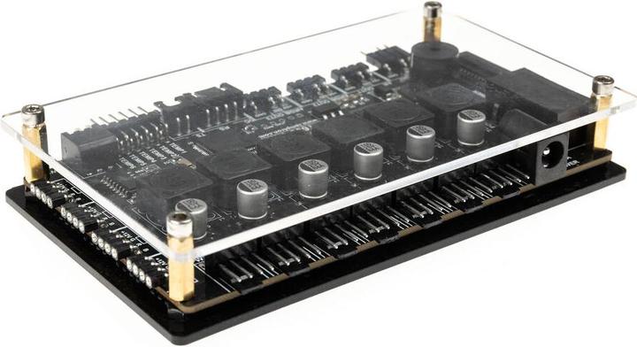 Actual product image Lamptron CT625 All-In-One Controller, 6x IPS - schwarz (6 Fan)