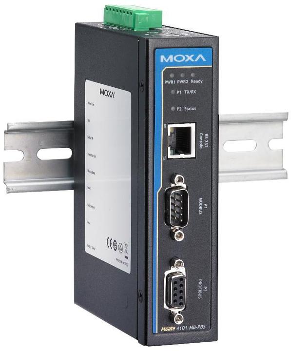 Immagine prodotto Moxa Master Profibus a Modbus Slave Gateway MGATE 4101-MB-PBS-T